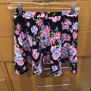 Floral, flowy skirt